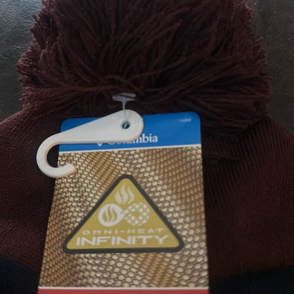 Columbia Polar Powder II Omni-Heat Infinity Beanie: BLUE/RED: NEW WITH TAGS - Picture 2 of 5